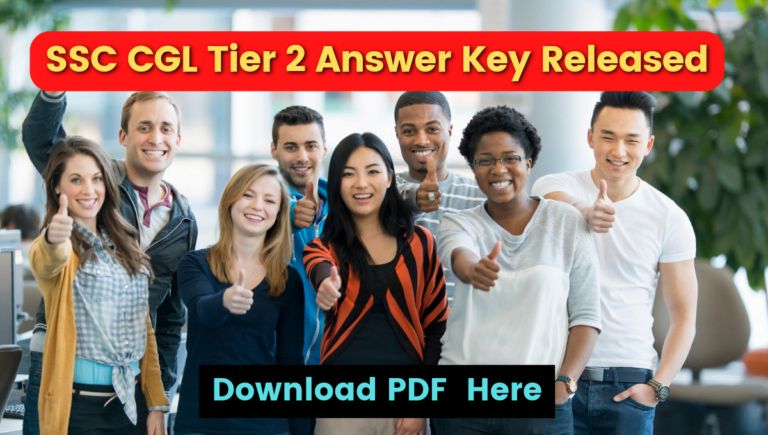 SSC CGL Tier 2 2022 Exam Answer Key Released